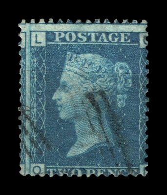 GB QUEEN VICTORIA 1872, 2d BLUE, SG47, Mi.17IIY, Pl.14, OL-LO, USED GB QUEEN VICTORIA 1872, 2d BLUE, SG47, Mi.17IIY, Pl.14, OL-LO, USED