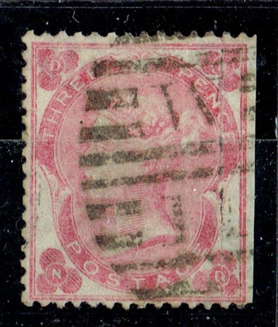 GB QUEEN VICTORIA, 1862, 3d PALE CARMINE-ROSE, SG77, Mi.18Ibz, DN/ND, USED GB QUEEN VICTORIA, 1862, 3d PALE CARMINE-ROSE, SG77, Mi.18Ibz, DN/ND, USED