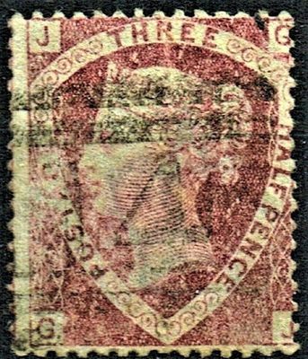 GB QUEEN VICTORIA 1860, 1½d ROSE RED SG51, Pl.3, J-G/G-J, Used