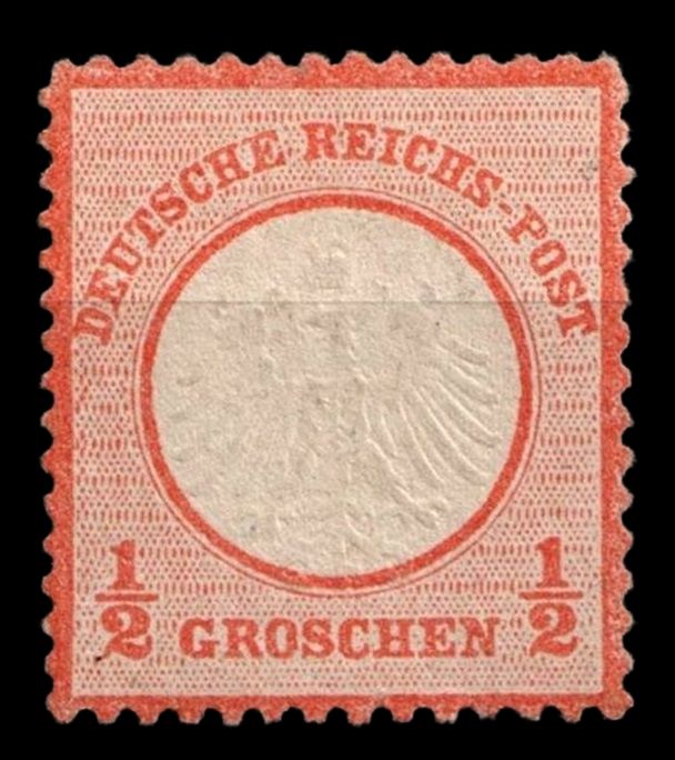 GERMAN EMPIRE 1872, KLEINER ADLER ½gr RED, Mi.3, MNH GERMAN EMPIRE 1872, KLEINER ADLER ½gr RED, Mi.3, MNH