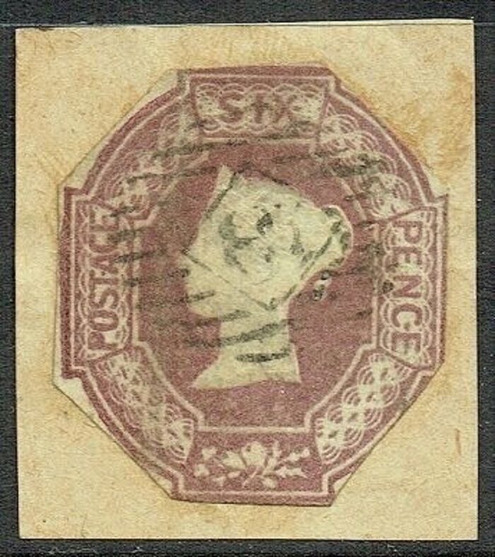 GB QUEEN VICTORIA 1854, 6d MAUVE, SG 58, Mi.5, USED