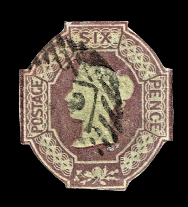 GB QUEEN VICTORIA 1854, 6d DULL LILLAC, SG 59, Mi.5, USED