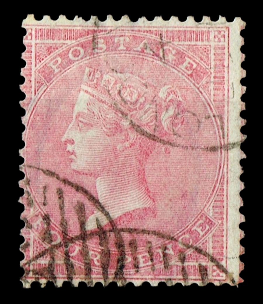 GB QUEEN VICTORIA, 1857, 4d ROSE CARMINE, SG66, Mi.9, Used