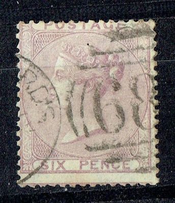 GB QUEEN VICTORIA, 1856, 6d PALE LILAC, SG70c, wmk EMBLEMS - Shamrock (20a), Used GB QUEEN VICTORIA, 1856, 6d PALE LILAC, SG70c, wmk EMBLEMS - Shamrock (20a), Used