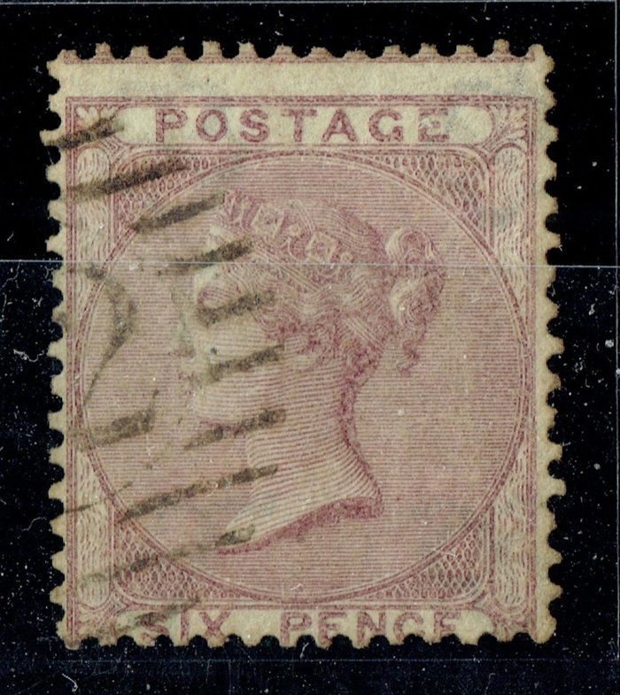 GB QUEEN VICTORIA, 1856, 6d DEEP LILAC, SG69, Mi.14yb, Used GB QUEEN VICTORIA, 1856, 6d DEEP LILAC, SG69, Mi.14yb, Used