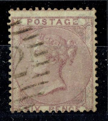 GB QUEEN VICTORIA, 1856, 6d DEEP LILAC, SG69, Mi.14yb, Used