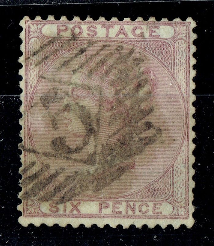 GB QUEEN VICTORIA, 1856, 6d DEEP LILAC, SG69, Mi.14yb, Used