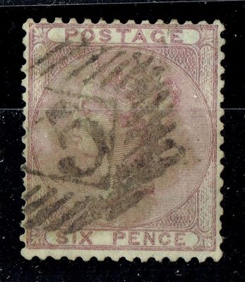 GB QUEEN VICTORIA, 1856, 6d DEEP LILAC, SG69, Mi.14yb, Used