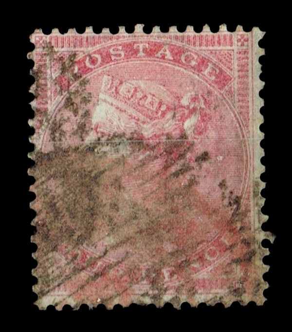 GB QUEEN VICTORIA 1857, 4d ROSE, SG62b, Mi.13Zzb, Used GB QUEEN VICTORIA 1857, 4d ROSE, SG62b, Mi.13Zzb, Used