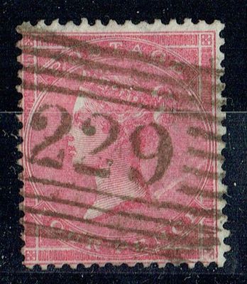 GB QUEEN VICTORIA 1857, 4d DEEP ROSE, SG65, Mi.13ZZc, Used