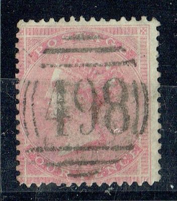 GB QUEEN VICTORIA 1857, 4d PALE CARMINE, SG64, Mi.13Zz, Used
