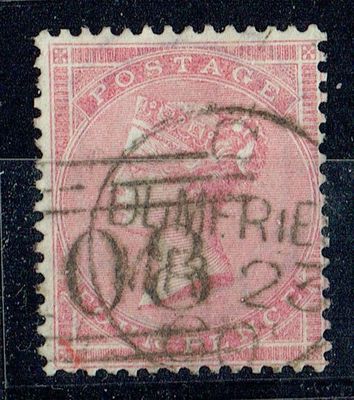 GB QUEEN VICTORIA 1857, 4d PALE CARMINE, SG64, Mi.13Zz, Used