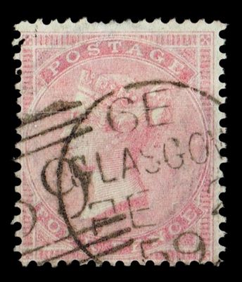 GB QUEEN VICTORIA 1857, 4d PALE CARMINE, SG63a, Mi.13Zzb, Used GB QUEEN VICTORIA 1857, 4d PALE CARMINE, SG63a, Mi.13Zzb, Used