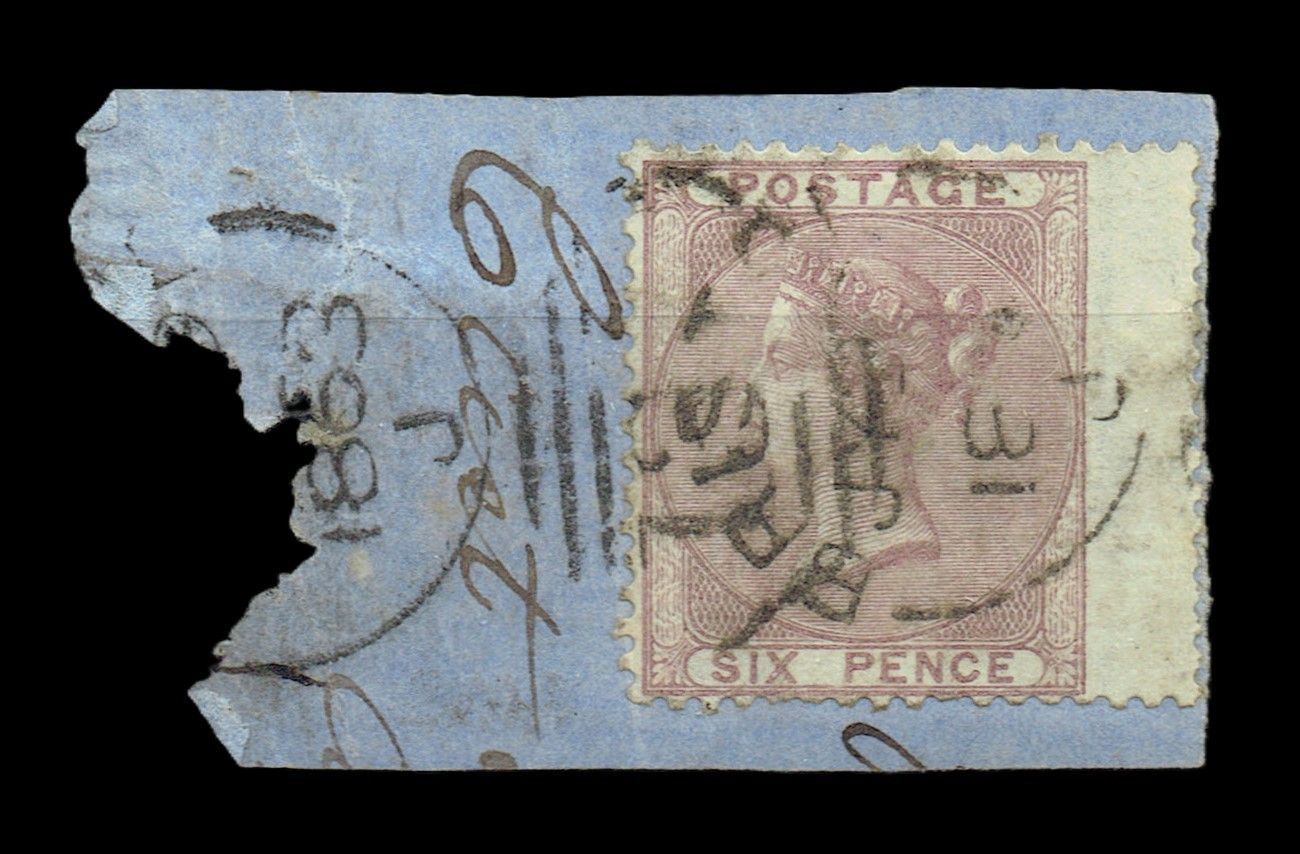 GB QUEEN VICTORIA, 1856, 6d PALE LILAC, SG70, Mi.14v, Used
