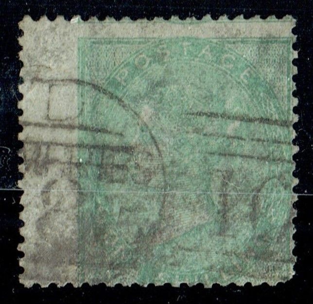 GB QUEEN VICTORIA, 1856, 1s PALE GREEN, SG73b, Mi.15Zza, Used