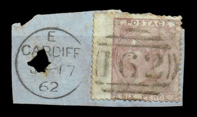 GB QUEEN VICTORIA, 1856, 6d PALE LILAC, SG70, Mi.14v, Used