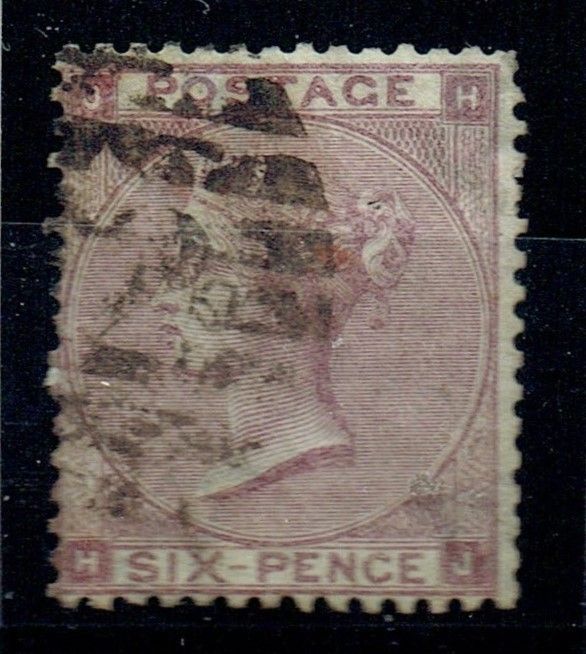 GB QUEEN VICTORIA 1862, HYPHEN, 6d DEEP LILAC, SG83, Mi.20Ia, JH|HJ, USED