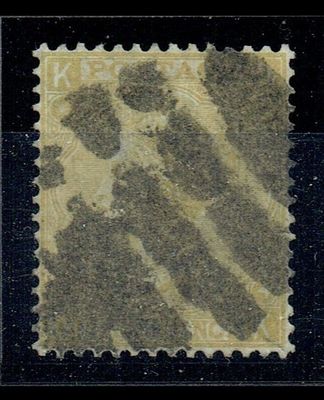 GB QUEEN VICTORIA 1865, 9d STRAW, SG98, Pl.4, Mi.31c, HG|GH, USED