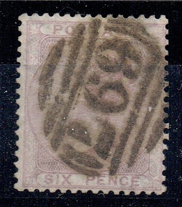 GB QUEEN VICTORIA 1856, 6d PALE LILAC, SG70b, Mi.14ya, Used