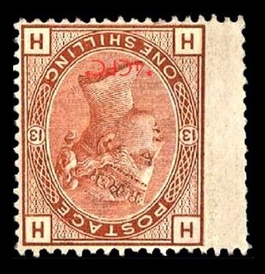 GB QUEEN VICTORIA 1881, 1s ORANGE BROWN, SG163Wi, Pl.13, Mi.64, HH|HH, MINT
