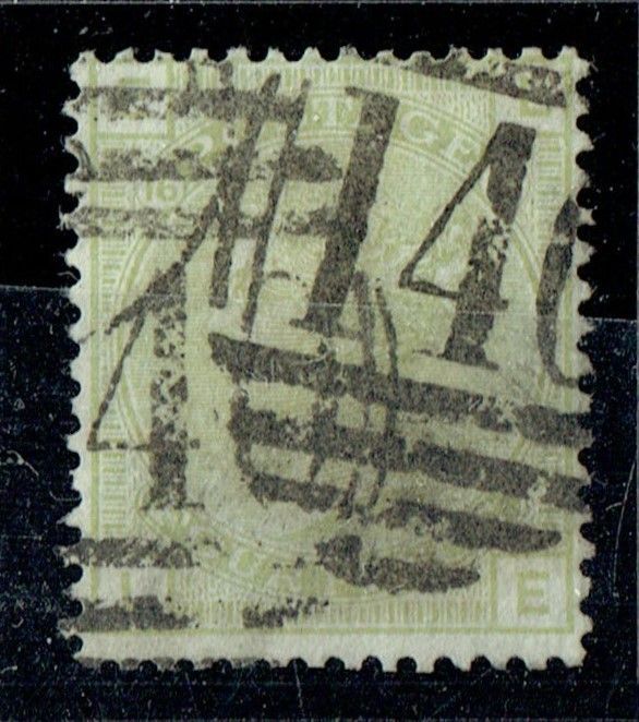 GB QUEEN VICTORIA, 1877, 4d SAGE-GREEN, SG153 Pl.16, EL|LE, USED