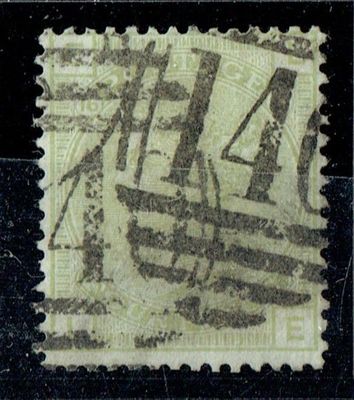 GB QUEEN VICTORIA, 1877, 4d SAGE-GREEN, SG153 Pl.16, EL|LE, USED