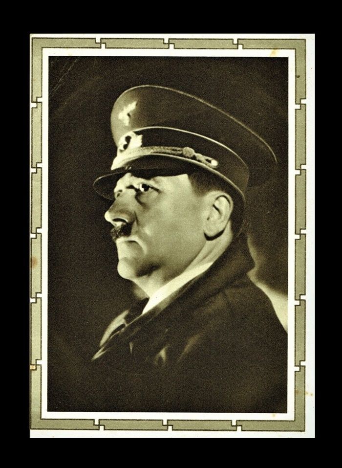 THIRD REICH, NAZI PROPAGANDA POSTCARD, HITLER THIRD REICH, NAZI PROPAGANDA POSTCARD, HITLER