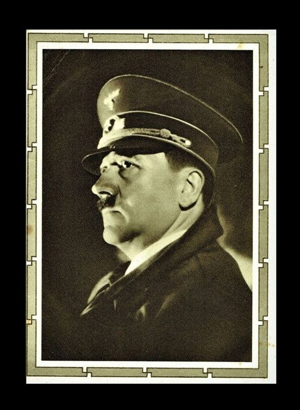 THIRD REICH, NAZI PROPAGANDA POSTCARD, HITLER