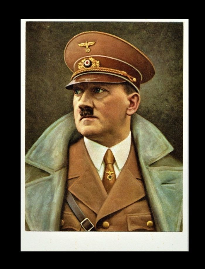 THIRD REICH, NAZI PROPAGANDA POSTCARD, HITLER