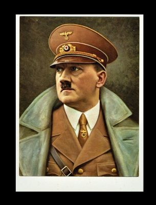 THIRD REICH, NAZI PROPAGANDA POSTCARD, HITLER THIRD REICH, NAZI PROPAGANDA POSTCARD, HITLER