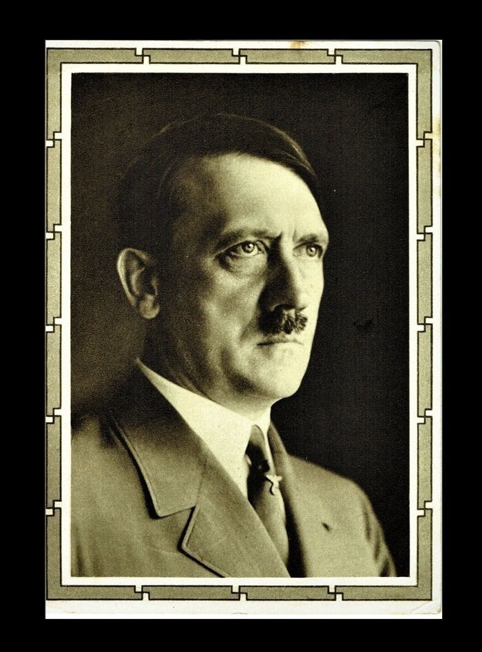 THIRD REICH, NAZI PROPAGANDA POSTCARD, HITLER