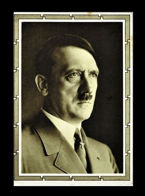 THIRD REICH, NAZI PROPAGANDA POSTCARD, HITLER THIRD REICH, NAZI PROPAGANDA POSTCARD, HITLER