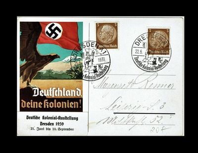 THIRD REICH, NAZI PROPAGANDA POSTCARD, HITLER THIRD REICH, NAZI PROPAGANDA POSTCARD, HITLER