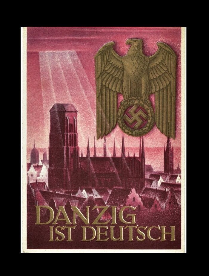 THIRD REICH, NAZI PROPAGANDA POSTCARD, HITLER