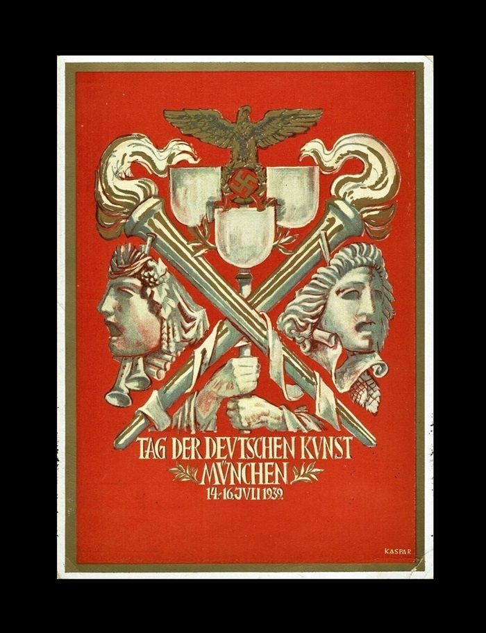 THIRD REICH, NAZI PROPAGANDA POSTCARD, HITLER