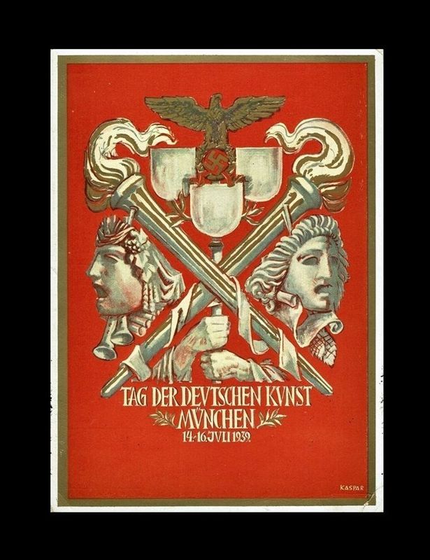 THIRD REICH, NAZI PROPAGANDA POSTCARD, HITLER