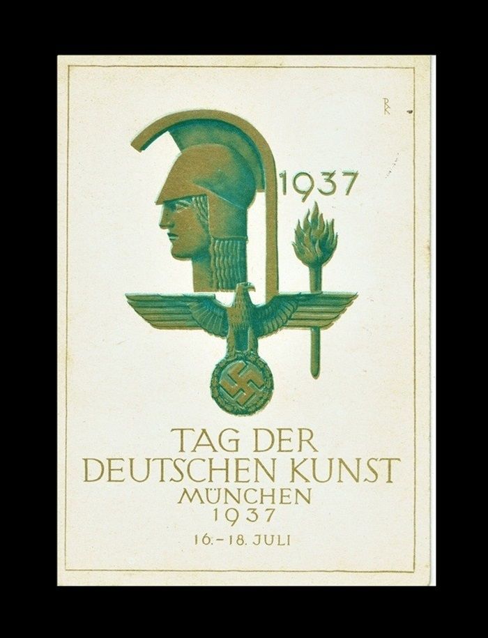 THIRD REICH, NAZI PROPAGANDA POSTCARD, HITLER
