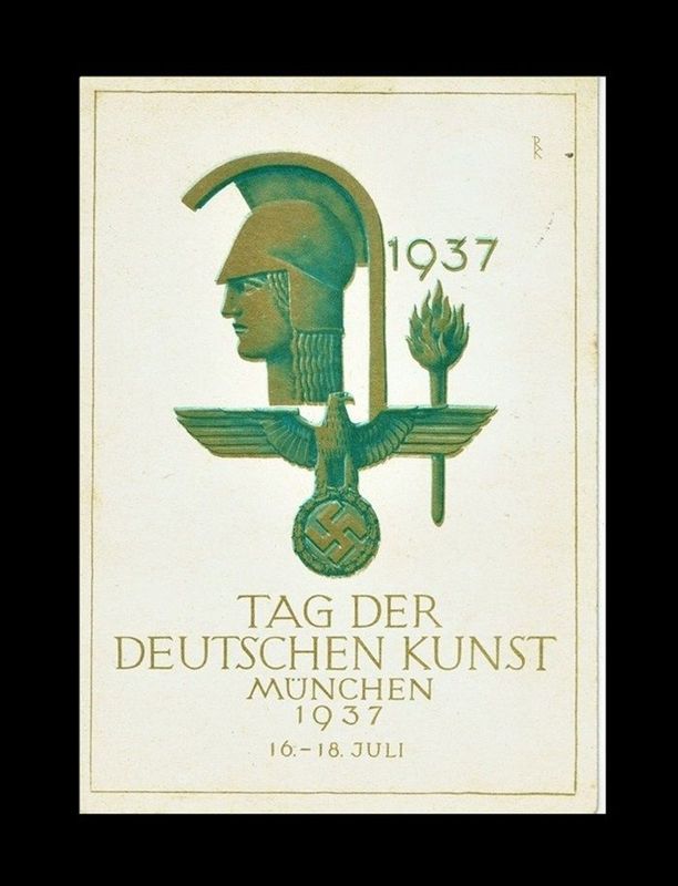 THIRD REICH, NAZI PROPAGANDA POSTCARD, HITLER
