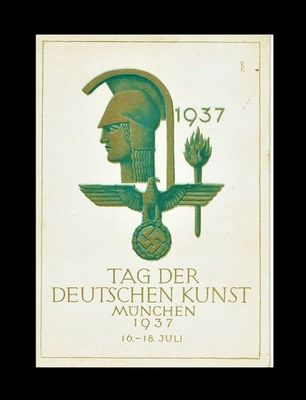 THIRD REICH, NAZI PROPAGANDA POSTCARD, HITLER THIRD REICH, NAZI PROPAGANDA POSTCARD, HITLER