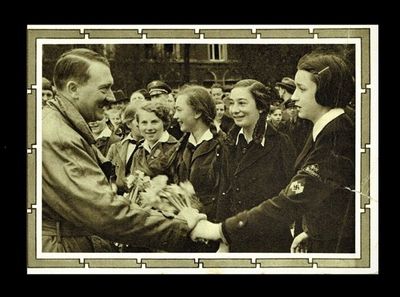 THIRD REICH, NAZI PROPAGANDA POSTCARD, HITLER THIRD REICH, NAZI PROPAGANDA POSTCARD, HITLER