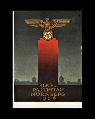 THIRD REICH, NAZI PROPAGANDA POSTCARD, HITLER THIRD REICH, NAZI PROPAGANDA POSTCARD, HITLER