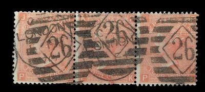 GB QUEEN VICTORIA, 4d VERMILION, SG94 Pl.11, Mi.24Z, JP-LP|PJ-PL, USED GB QUEEN VICTORIA, 4d VERMILION, SG94 Pl.11, Mi.24Z, JP-LP|PJ-PL, USED
