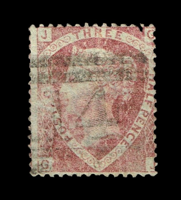 GB QUEEN VICTORIA 1860, 1½d ROSE RED SG51, Pl.3, JG|GJ, USED
