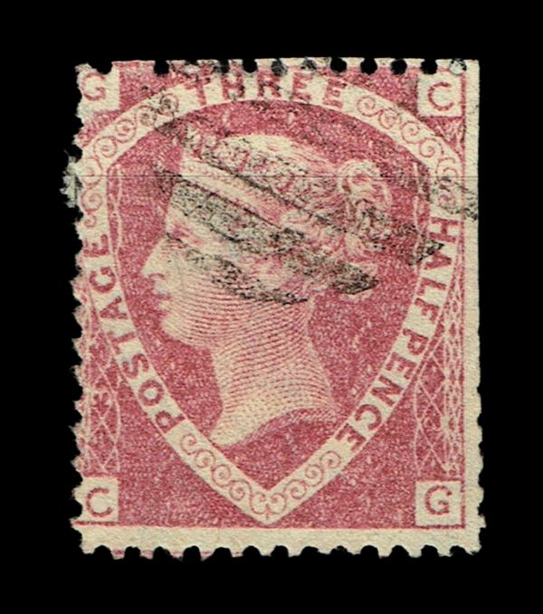 GB QUEEN VICTORIA 1860, 1½d ROSE RED SG51, Pl.3, GC|CG, USED GB QUEEN VICTORIA 1860, 1½d ROSE RED SG51, Pl.3, GC|CG, USED