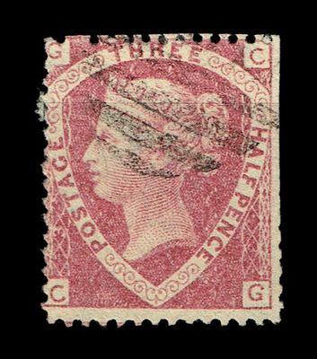 GB QUEEN VICTORIA 1860, 1½d ROSE RED SG51, Pl.3, GC|CG, USED GB QUEEN VICTORIA 1860, 1½d ROSE RED SG51, Pl.3, GC|CG, USED