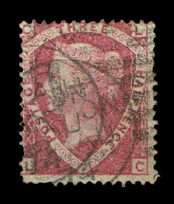 GB QUEEN VICTORIA 1860, 1½d ROSE RED SG51, Pl.3, CL|LC, USED