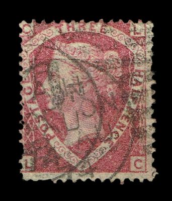 GB QUEEN VICTORIA 1860, 1½d ROSE RED SG51, Pl.3, CL|LC, USED GB QUEEN VICTORIA 1860, 1½d ROSE RED SG51, Pl.3, CL|LC, USED