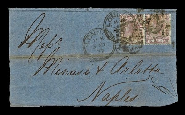 GB QUEEN VICTORIA COVER - From LONDON to NAPLES №.2 GB QUEEN VICTORIA COVER - From LONDON to NAPLES №.2