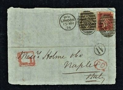 GB QUEEN VICTORIA COVER - From LONDON to NAPLES №.5 GB QUEEN VICTORIA COVER - From LONDON to NAPLES №.5