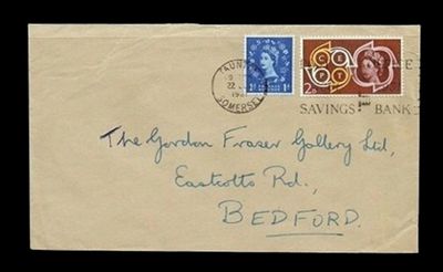 GB QUEEN ELIZABETH II, 1959, TAUNT-ON SOMERSET to BEDFORD, COVER №.102 GB QUEEN ELIZABETH II, 1959, TAUNT-ON SOMERSET to BEDFORD, COVER №.102
